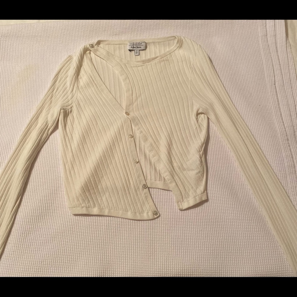 & other stories asymmetrical cardigan